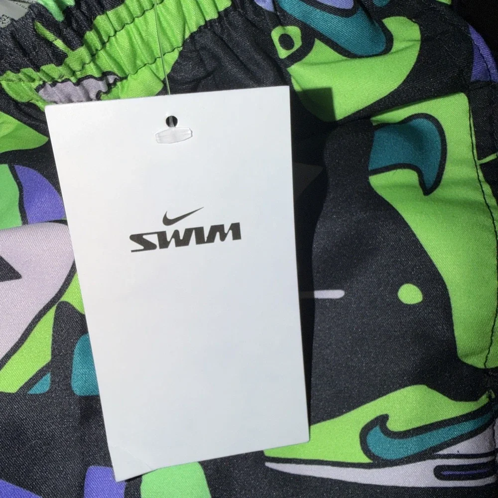 Nike Boys Swim Trunks Sz Small Multi Color
